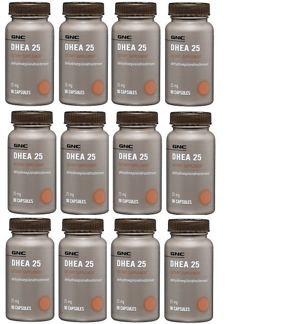 GNC DHEA 25mg 90�����n(�@��12�~)